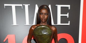 Anok Yai Looked Met Gala-Ready at the Time100 Gala