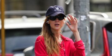 Jennifer Lawrence Pulls on Her Fancy Pants