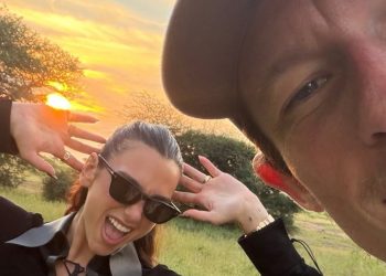 Dua Lipa and Callum Turner Go on a Very Chic Safari