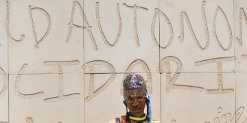 Juneteenth Brought Community—Complete With a Soul Train Line—To Lauren Halsey’s sister dreamer Sculpture Park in South LA