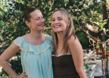 Party People Brie Larson and Courtney McBroom Put Their Own Entertaining Tips into Action