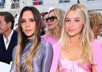 Harper and Victoria Beckham Tap Summer’s Hottest Nail Trend for Mother-Daughter Manis