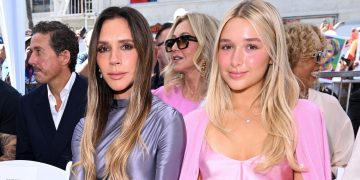 Harper and Victoria Beckham Tap Summer’s Hottest Nail Trend for Mother-Daughter Manis