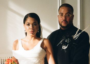 The Bride and Groom Wore Coordinated Luar for Their Bronx Wedding Day