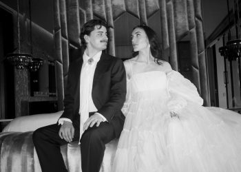 The Bride Wore a Veil and Purse She Made With Thrifted Lockets for Her Colombia Wedding